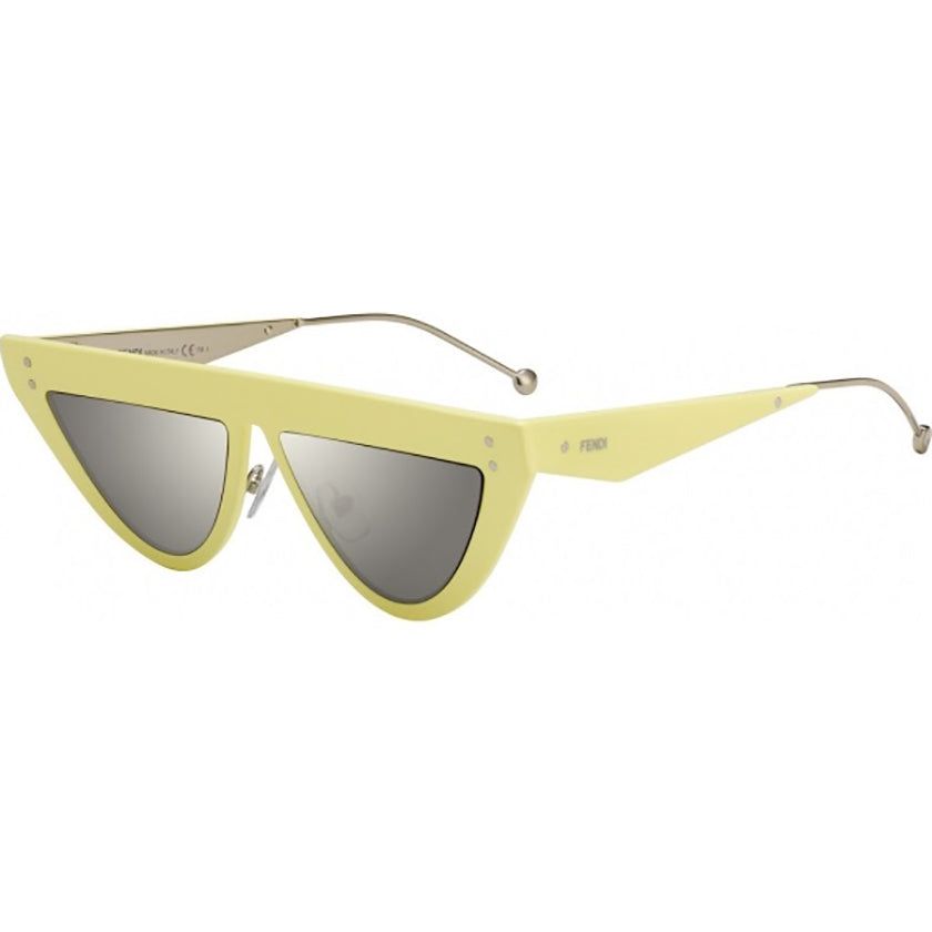 fendi, fendi eyewear, fendi sunglasses, xeyes sunglass shop, women sunglasses, fashion sunglasses, 2021 sunglasses, yellow sunglasses, fendi ff0371s