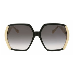 gucci, gucci eyewear, gucci sunglasses, xeyes sunglass shop, women sunglasses, fashion, fashion sunglasses, square sunglasses, black sunglasses, gg1065s, acetate sunglasses, oversized sunglasses