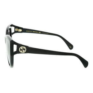 gucci, gucci eyewear, gucci sunglasses, xeyes sunglass shop, women sunglasses, fashion, fashion sunglasses, cat eye sunglasses, black sunglasses, gg0877s, gucci cat eye sunglasses