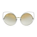 marc jacobs, xeyes sunglass shop, fashion sunglasses, fashion, marc jacobs sunglasses, marc jacobs eyewear, silver sunglasses, women sunglasses, cat-eye sunglasses, marc 10s