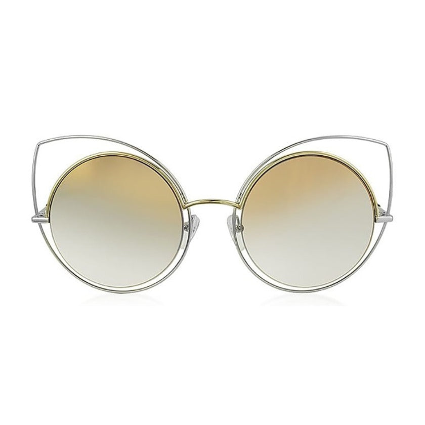 marc jacobs, xeyes sunglass shop, fashion sunglasses, fashion, marc jacobs sunglasses, marc jacobs eyewear, silver sunglasses, women sunglasses, cat-eye sunglasses, marc 10s