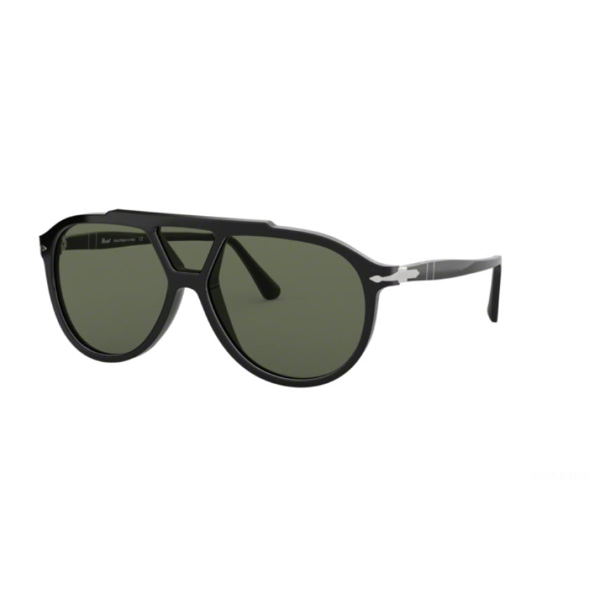 persol, persol sunglasses, original persol, authentic persol eyewear, black sunglasses, pilot sunglasses, aviator sunglasses, acetate sunglasses, xeyes, xeyes sunglass shop, persol 3217s