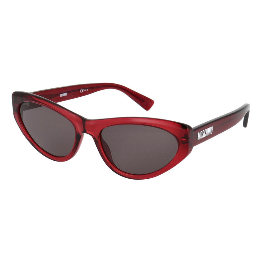 moschino eyewear, moschino sunglasses, xeyes sunglass shop, fashion, fashion sunglasses, women sunglasses, moschino, cat-eye sunglasses, red sunglasses, mos077s