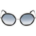 emilio pucci eyewear, emilio pucci, xeyes sunglass shop, big round metal sunglasses, women sunglasses, fashion sunglasses, round sunglasses, ep36 emilio pucci glasses
