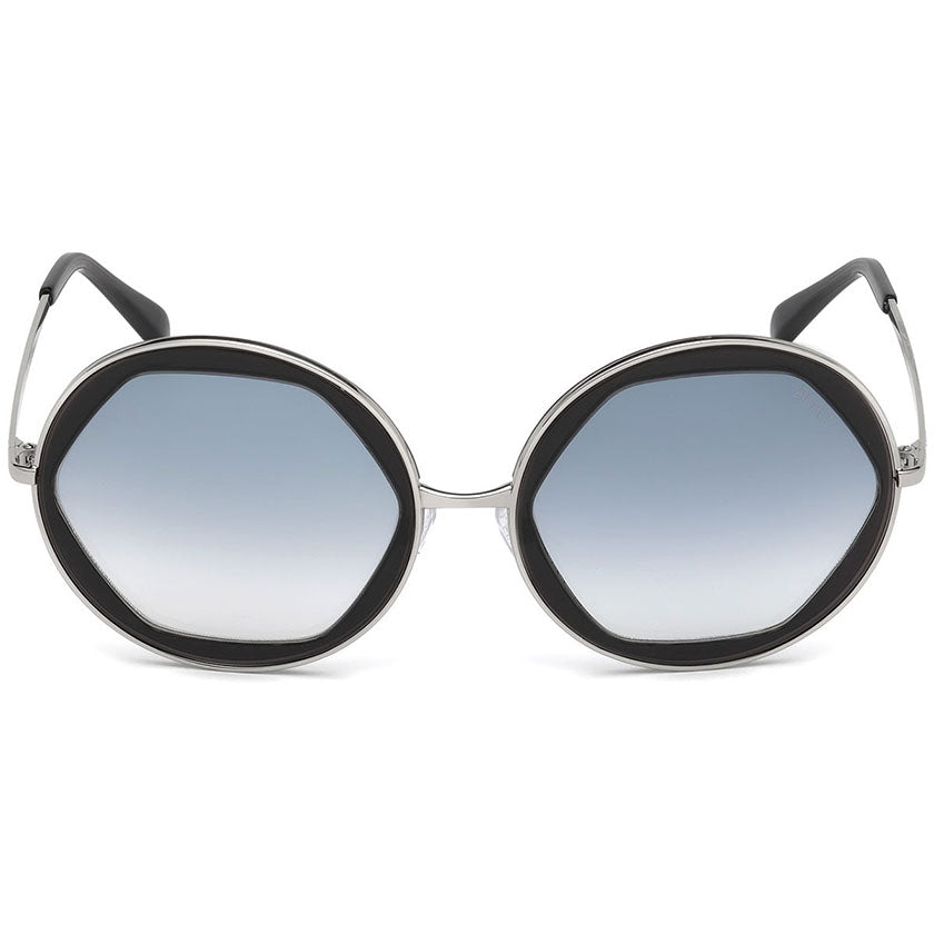 emilio pucci eyewear, emilio pucci, xeyes sunglass shop, big round metal sunglasses, women sunglasses, fashion sunglasses, round sunglasses, ep36 emilio pucci glasses