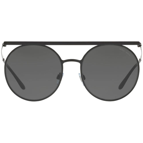 giorgio armani eyewear, giorgio armani, xeyes sunglass shop, oversized black round sunglasses, women sunglasses, fashion sunglasses, round sunglasses, giorgio armani, ar6069