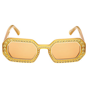 swarovski, swarovski eyewear, swarovski sunglasses, xeyes sunglass shop, women sunglasses, swarovski crystals, octagonal sunglasses, sunglasses with crystals, sk0345