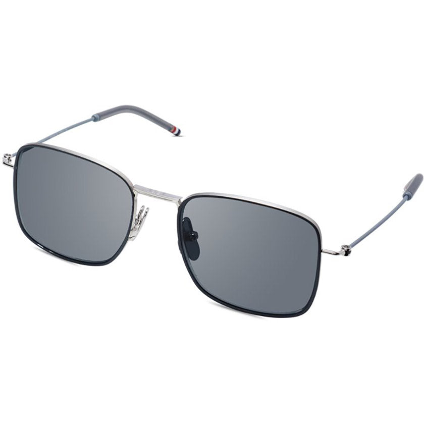 thom browne, thom browne eyewear, thom browne sunglasses, xeyes sunglass shop, titanium, titanium sunglasses, luxury, luxury sunglasses, fashion, fashion sunglasses, men sunglassses, women sunglasses, square sunglasses, silver sunglasses