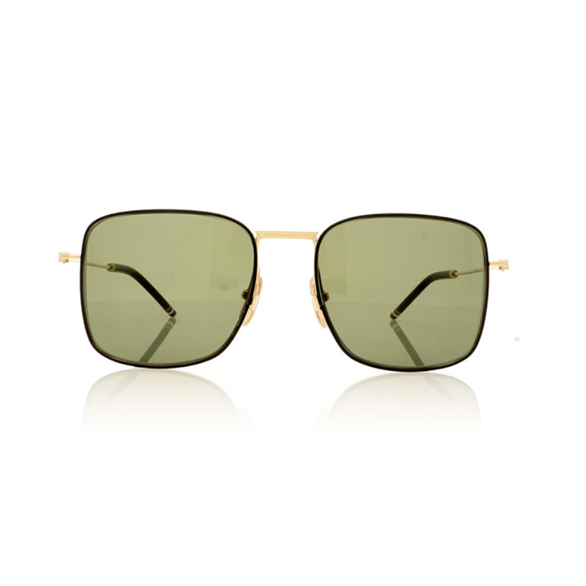 thom browne, thom browne eyewear, thom browne sunglasses, xeyes sunglass shop, titanium, titanium sunglasses, luxury, luxury sunglasses, fashion, fashion sunglasses, men sunglassses, women sunglasses, square sunglasses, gold sunglasses, tbs117 
